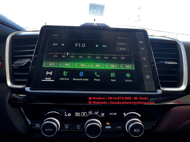 Màn hình giải trí xe honda city l